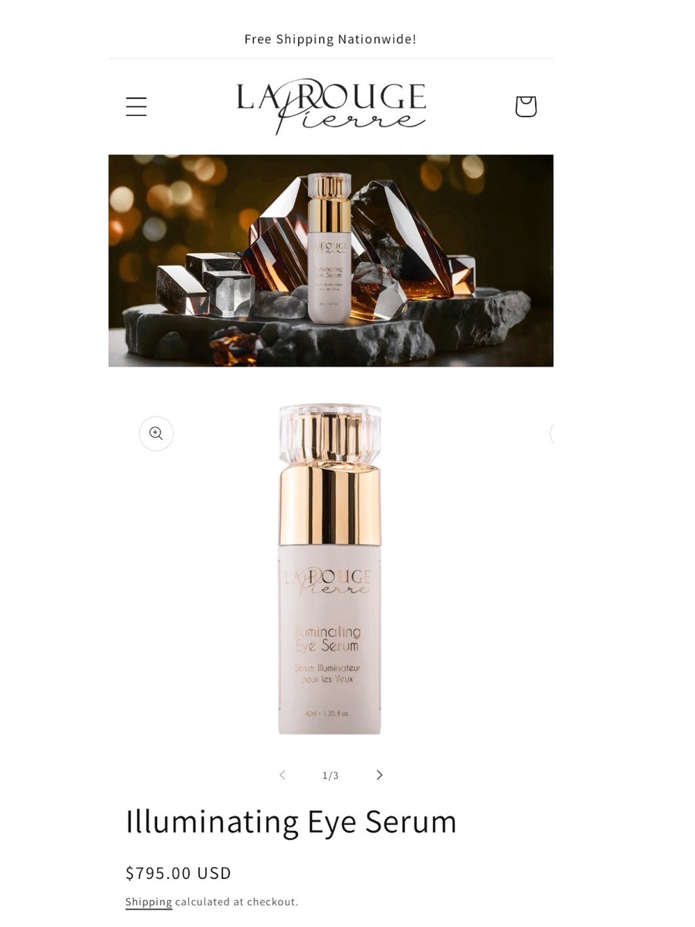 Illuminating Eye Serum — White & Gold